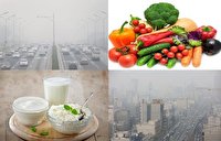 رژیم غذایی سالم محافظ برابر آسیبهای ناشی از آلودگی هوا