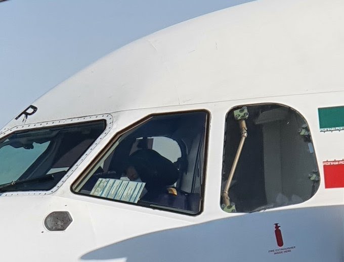 پرواز موفق یاسوج -تهران با بانوی خلبان ایرانی