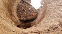 نجات گراز گرفتار در چاه ۳ متری در بویراحمد