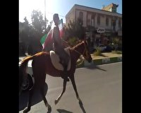 حضور متفاوت بزرگ‌ترین جامعه عشایری کشور در راهپیمایی ۲۲ بهمن