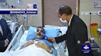 در مصاحبه با بهروز کمالوندی بستر در بیمارستان کاشان وضعیت جسمی سخنگوی سازمان انرژی اتمی