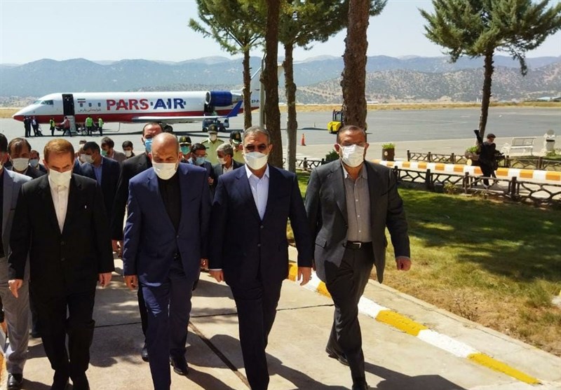  وزیر کشور وارد یاسوج شد