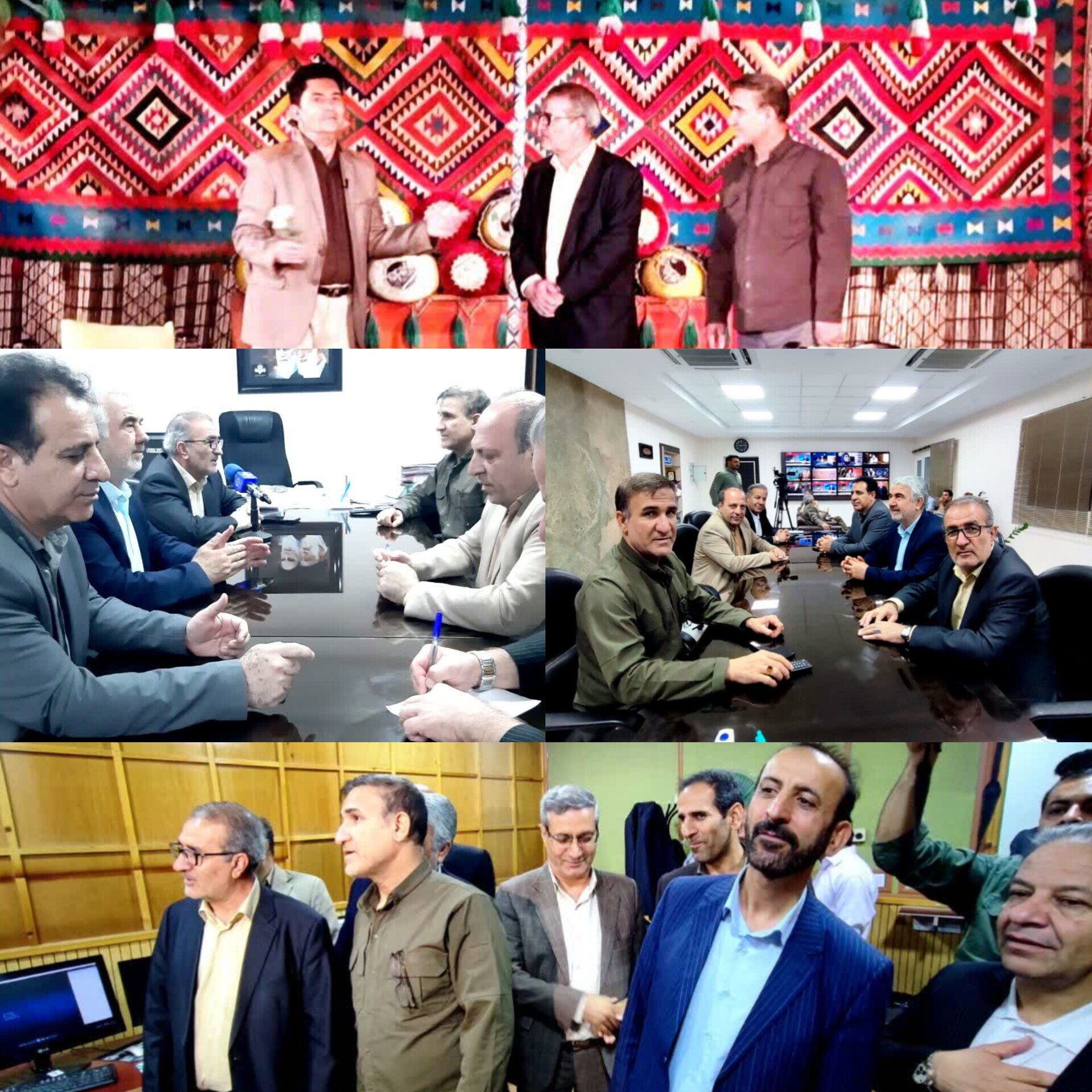 بازدید استاندار کهگیلویه و بویراحمد از صدا و سیمای شبکه دنا 
