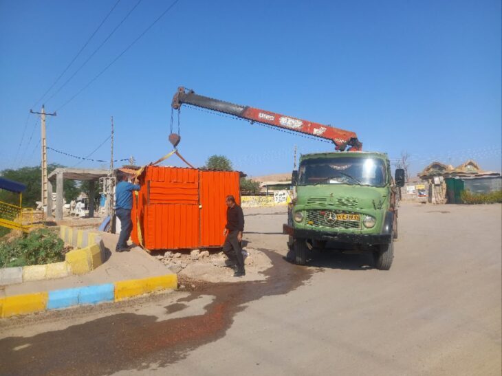 جمع‌آوری کیوسک‌های غیرمجاز در یاسوج 