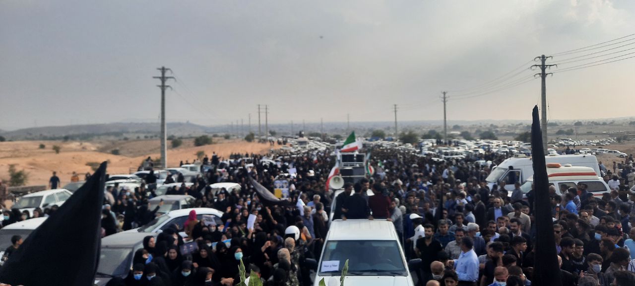 استقبال باشکوه ده کیلومتری ایل بهمئی از پیکر فرزندانش