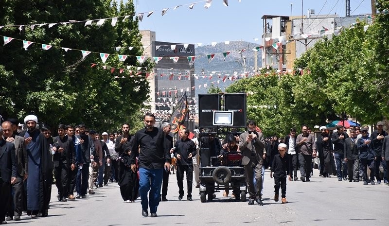 برپایی آیین‌ سوگواری شهادت امام جعفرصادق (ع) در یاسوج
