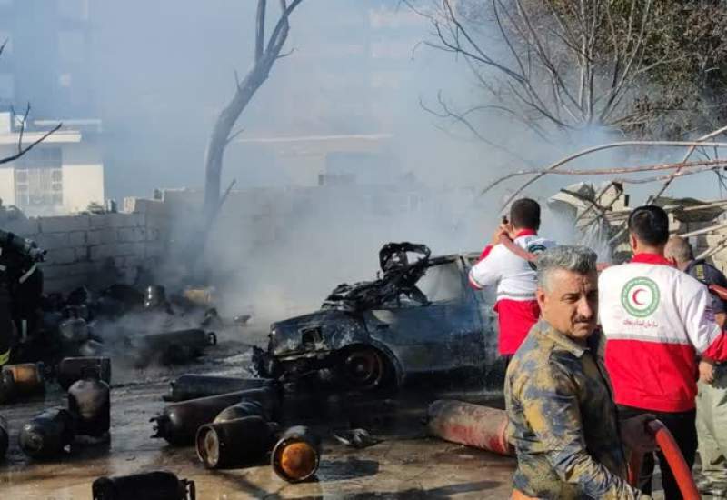 آتش سوزی کارگاه غیر مجاز گاز ال پی جی در یاسوج آتش سوزی کارگاه غیر مجاز گاز ال پی جی در یاسوج