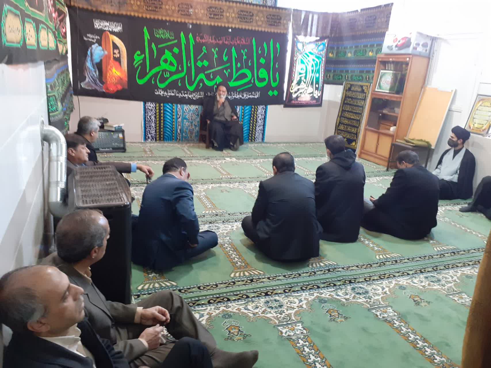 آیین سوگواری ایام شهادت حضرت زهرا (س) در سازمان تعاون روستایی کهگیلویه و بویراحمد 