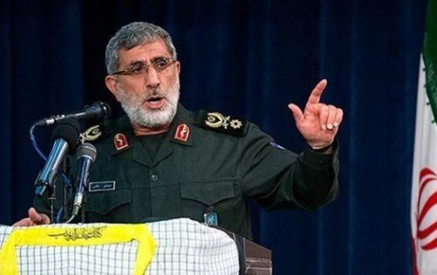 سردار اسماعیل قاآنی؛ حوادث اوکراین به دلیل وجود آمریکای بدقول و ضعیف است
