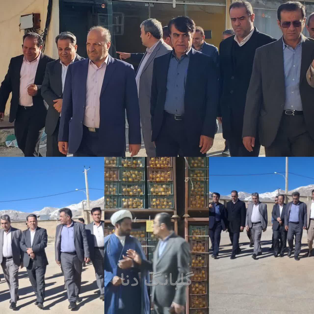 بازدید مسئولان سازمان مرکزی تعاون روستایی از زیرساخت‌ها و پروژه‌های کهگیلویه و بویراحمد