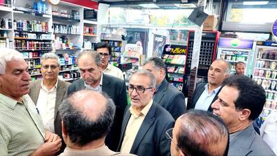بازدید سرزده استاندار از بازار یاسوج؛ کمبودی در توزیع کالا‌های اساسی وجود ندارد